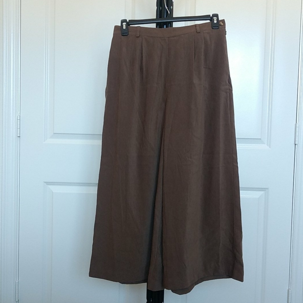 ORVIS size 12 Woman Brown Skirt Pants